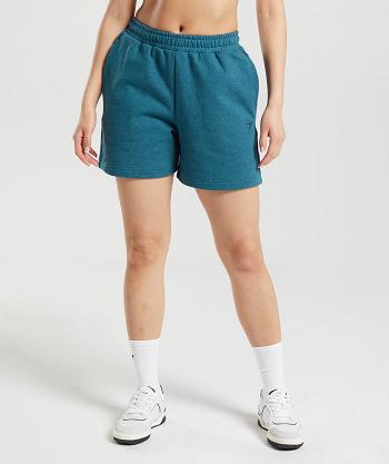 Dámské Šortky Gymshark Rest Day Sweats Šedé Blankyt | CZ 3901GSO